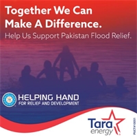 Tara Energy teams up with HHRD to support Pakistan Flood Relief efforts